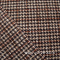 woven wool blend houndstooth fabric for winter cloth